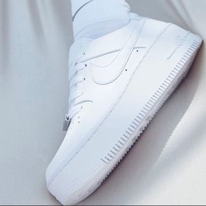 Nike Air Force 1 Sage Low Platform Shoes 8.5